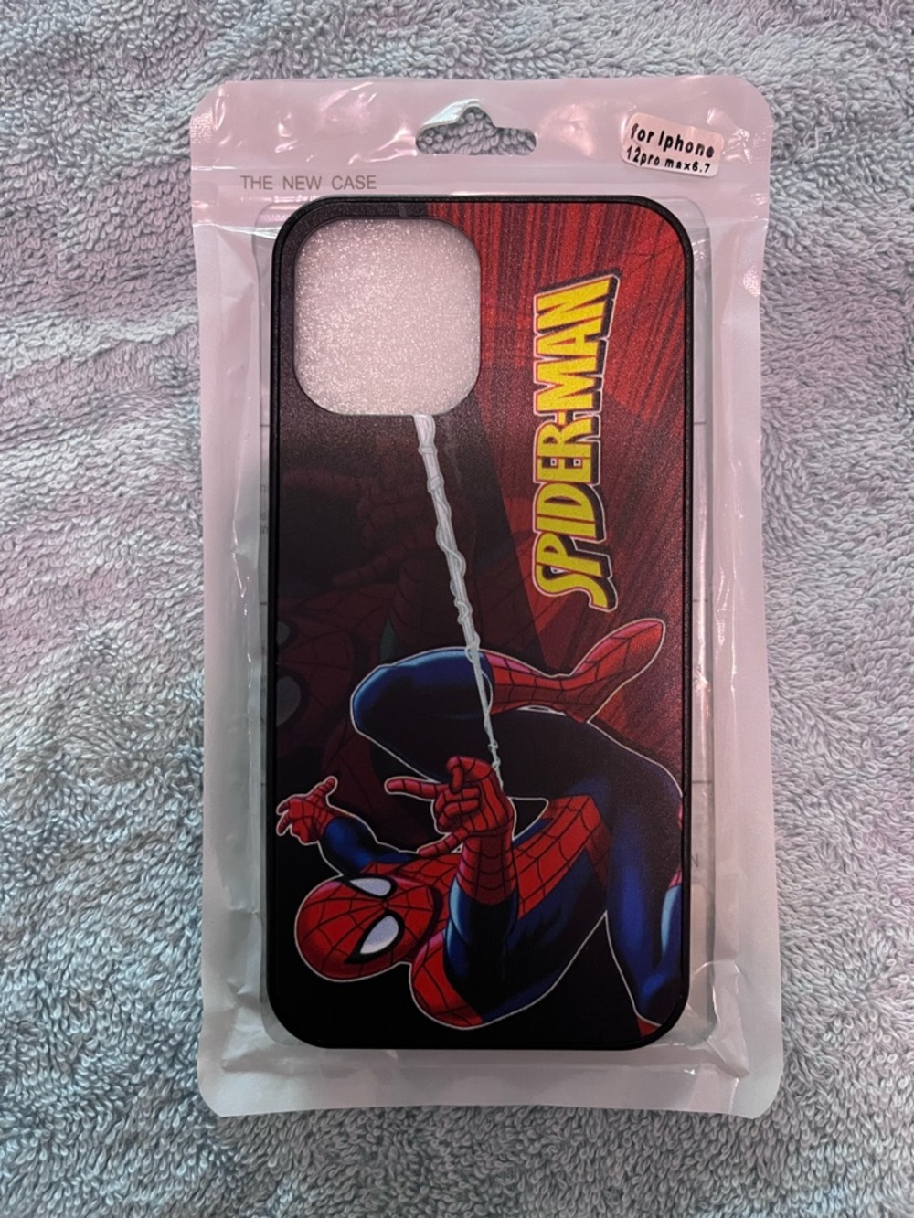 Spiderman Red & Black Graphic iPhone 13 Pro Max Case